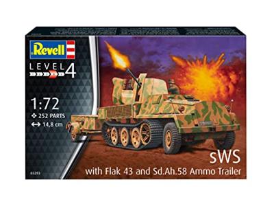 Revell 1/72 sWS with Flak43 and Sd.Ah58 Ammo Trailer Revell 1/72 sWS with Flak43 and Sd.Ah58 Ammo Trailer