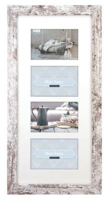 Zep fotolijst v24106 nelson 6 4q white wash voor 4 foto's