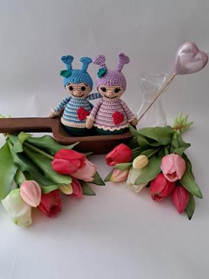 Haakpakket Lieveheersbeestjes Valerie en Stijn