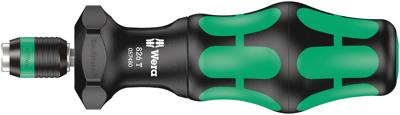 Wera 826 T Kraftform Turbo 05057480001 826 T Kraftform Turbo bithandgreep met Rapidaptor snelspanknop 150 mm 1/4