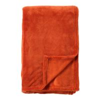 Dutch Decor Plaid 130x160 cm - OWEN - zachte coral fleece - steenrood - thumbnail