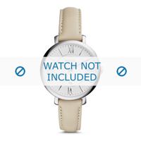Horlogeband Fossil ES3793 Leder Beige 14mm - thumbnail