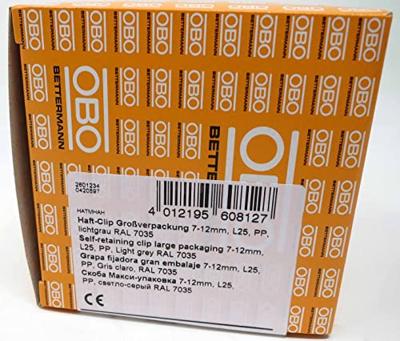 OBO Bettermann 2228432 Nagelklem Grijs 200 stuk(s)