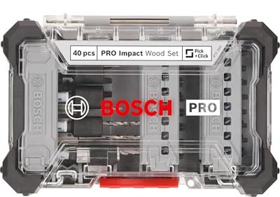 Bosch Professional PRO Impact Wood Boor-/bitset 40-delig - 2608521U87 - thumbnail