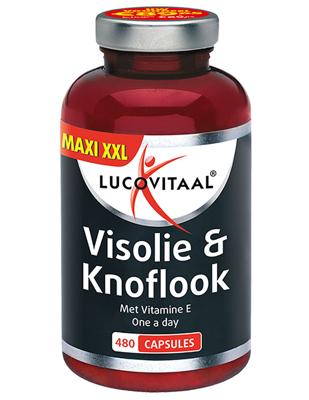 Lucovitaal Lucovitaal Visolie & Knoflook (480ca) Lucovitaal Lucovitaal Visolie & Knoflook (480ca)