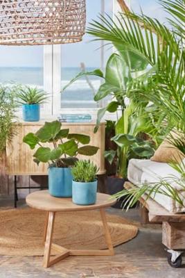 The ocean collection round 22cm atlantisch blauw elho - Elho