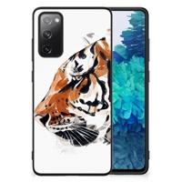 Kleurrijke Telefoonhoesje Samsung Galaxy S20 FE Watercolor Tiger - thumbnail