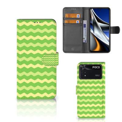 Xiaomi Poco X4 Pro 5G | Telefoon Hoesje | Waves Green