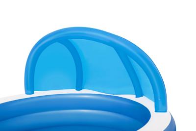 Bestway familiebad rond summer days met uv zonnescherm, 241cm