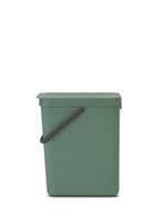 Brabantia Sort & Go Afvalemmer 25 L - Groen - thumbnail