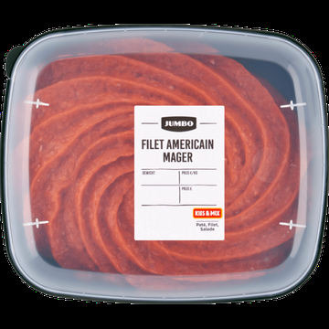 Jumbo Filet Americain Mager 150 g