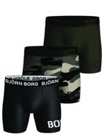 Bjorn Borg heren boxershort - Performance - 3-Pack - Army - thumbnail