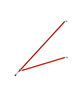 Altrex Driehoekstabilisator | Easy-Lock RS5 | Rood | RS TOWER 5 513010 - thumbnail