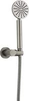 Ben badset met ronde handdouche gunmetal - thumbnail