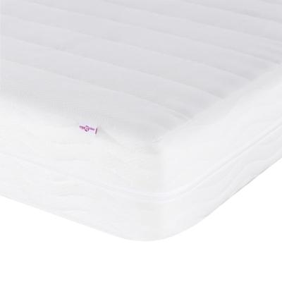Bed met matras stof blauw 120x200 cm - thumbnail