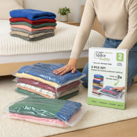 Space Buddy - Vacuümzakken Opbergzakken - 2-dlg set - thumbnail