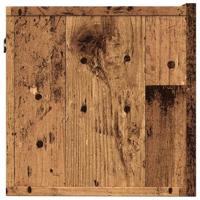 Tv-meubels 2 st wandgemonteerd 100x30x30 cm oud houtkleurig - thumbnail