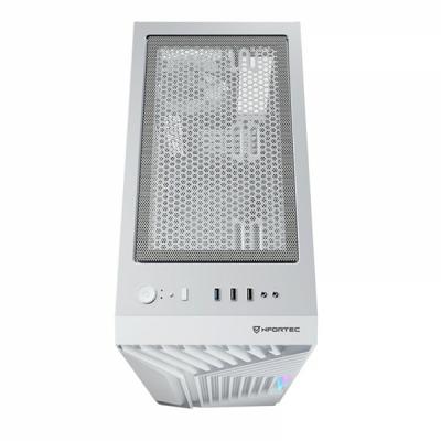 ATX Semi-toren BehuizingNfortec Nervia ARGB Wit