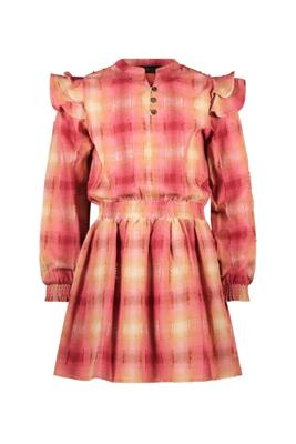 Like Flo Meisjes jurk - Marlou - Roze geruit