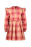 Like Flo Meisjes jurk - Marlou - Roze geruit - thumbnail