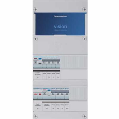 Groepenkast Hager VKG44E 8 groepen met hoofdschakelaar