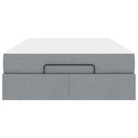 Bedframe Lichtgrijs 120 x 200 cm Stof - thumbnail
