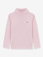 Gemengde kinder souspull van effen katoen PETIT BATEAU rozen - thumbnail