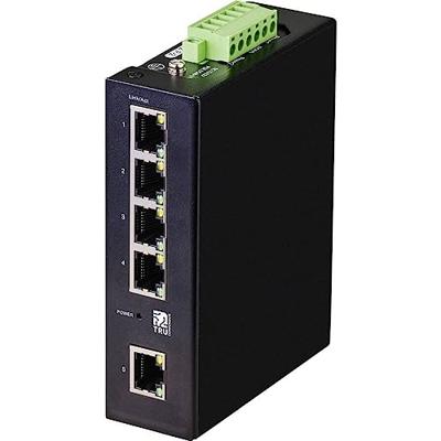 TRU COMPONENTS TC-9744168 Industrial Ethernet Switch 1 + 4 poorten 10 / 100 / 1000 MBit/s