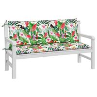 VidaXL Tuinbankkussens 2 st 150x50x7 cm stof meerkleurig - thumbnail