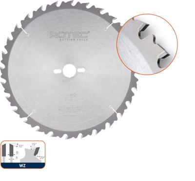 Rotec HM schulpzaag met anti-terugslag, ø350x3,5x30mm Z=24 WZ - 5540030