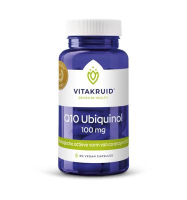 Vitakruid Co-enzym Q10 Ubiquinol actieve vorm Kaneka® 100 mg 90