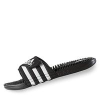 Adidas Adissage Slipper zwart wit - thumbnail