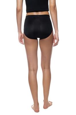 Emotion - dames taille slip viscose - Comfortabele hoge dames onderbroek - Katoenen kruisje