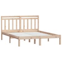 Bedframe massief hout 135x190 cm - thumbnail