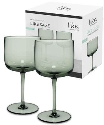 LIKE BY VILLEROY & BOCH - Like Sage - Wijnglas set/2 LIKE BY VILLEROY & BOCH - Like Sage - Wijnglas set/2