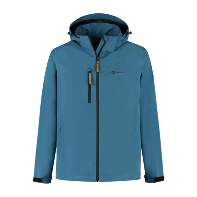 Travelin' Men - Waterproof jacket - Blauw - Maat XXL Travelin' Men - Waterproof jacket - Blauw - Maat XXL