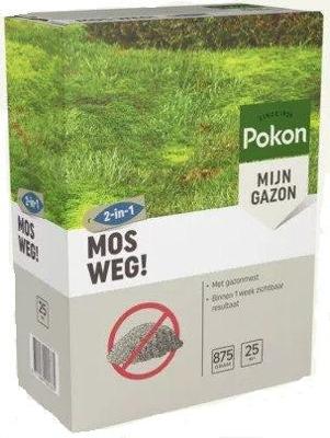 Pokon mos weg 875gr voor 25m2