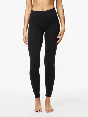 Dames legging - London - Aansluitend - Zwarte stretch leggings dames