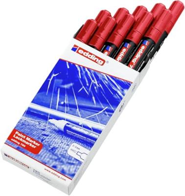 Paintmarker edding 790 alcoholbasis 2-3mm rood | 10 stuks