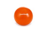 Rubber bal massief hondenspeeltje oranje 7.5 cm - thumbnail