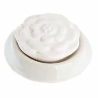 Geursteen Lotus Bloem Wit - 7 cm - thumbnail