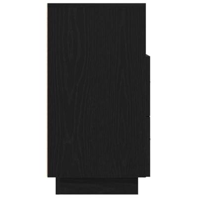 Nachtkastje met 2 lades 36x36x68 cm zwart Nachtkastje met 2 lades 36x36x68 cm zwart