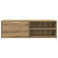 Tv-meubel 120x34x37 cm bewerkt hout artisanaal eikenkleur - thumbnail