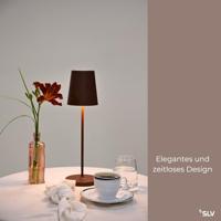 SLV Buiten tafellampVinolina Two roest - oplaadbaar - 1007695 - thumbnail