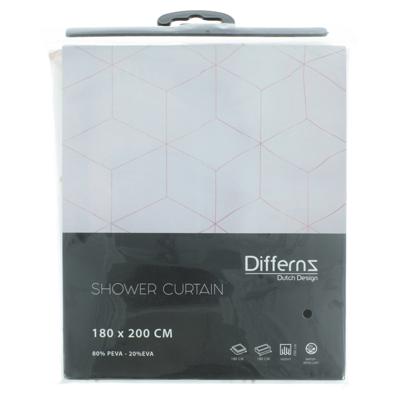 Douchegordijn Differnz Pastillo PEVA 180x200 cm Wit Differnz Douchegordijn Differnz Pastillo PEVA 180x200 cm Wit Differnz