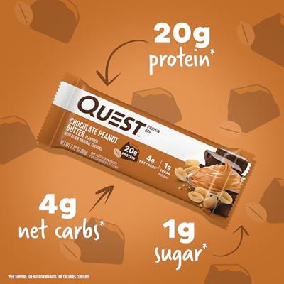 Quest Bar Chocolate Peanut Butter (12 x 60 g) - thumbnail