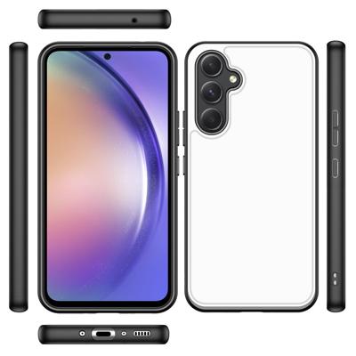Back Cover Hoesje Samsung Galaxy A54 Zwart | Wit Back Cover Hoesje Samsung Galaxy A54 Zwart | Wit