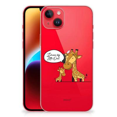 iPhone 14 Plus Telefoonhoesje met Naam Giraffe iPhone 14 Plus Telefoonhoesje met Naam Giraffe