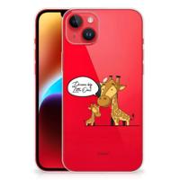 iPhone 14 Plus Telefoonhoesje met Naam Giraffe - thumbnail