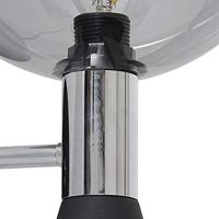 Steinhauer Design wandlampFastlast Up - Down zwart met smoke glas - 2570ZW - thumbnail